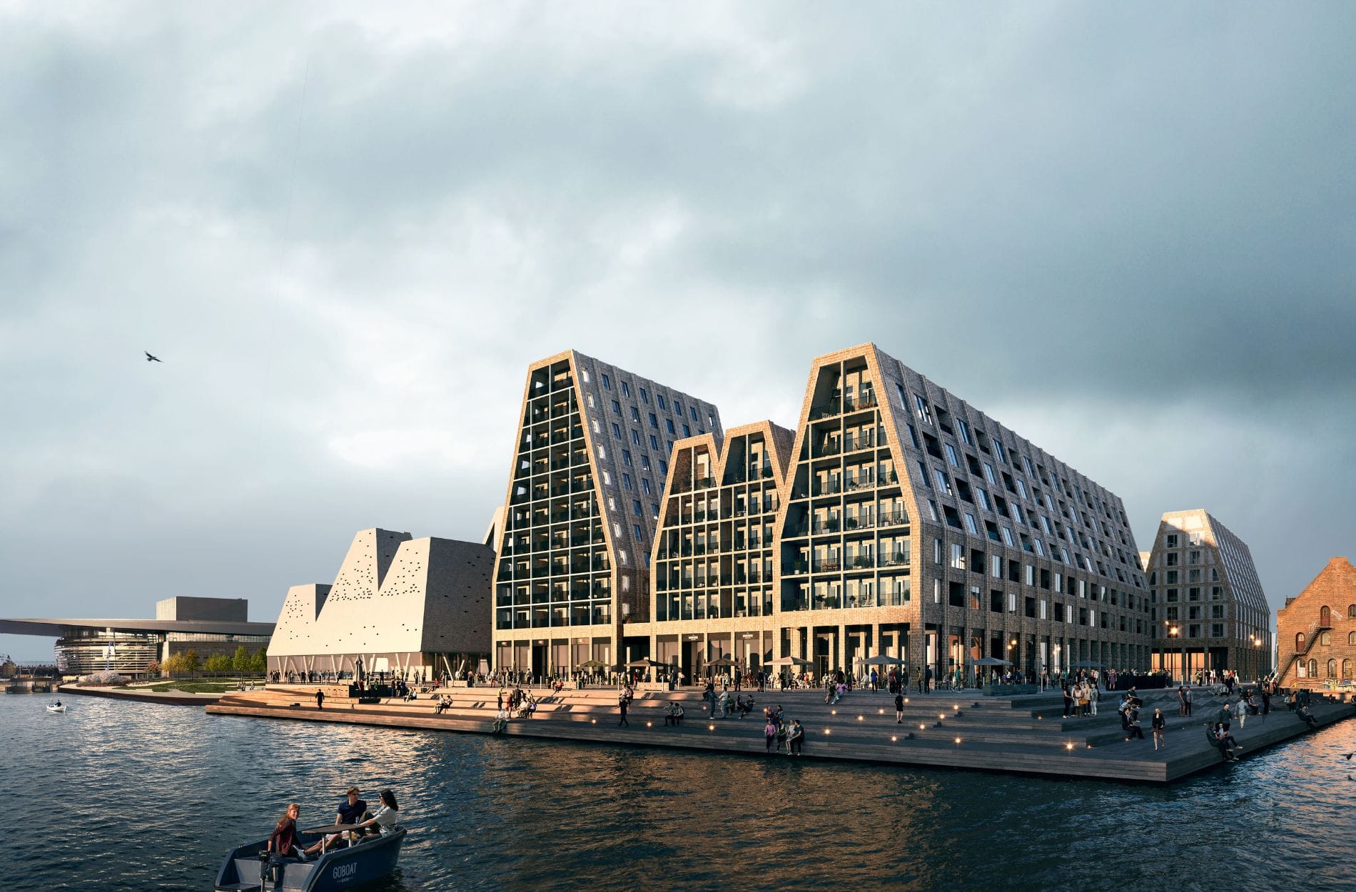 Das Gebäude-Ensemble wurde von den lokalen COBE Architekten geplant. © Syd Vest Hjorne