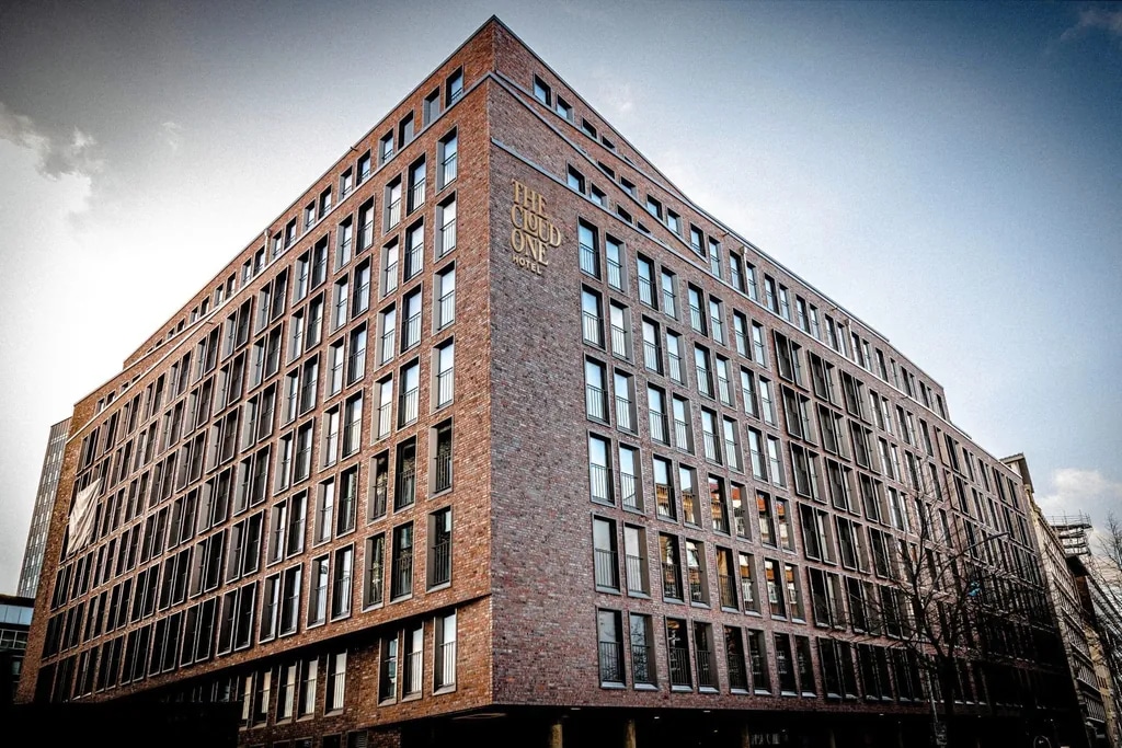 The Cloud One Hamburg-Kontorhaus is located in the Hamburg Kontorhausviertel