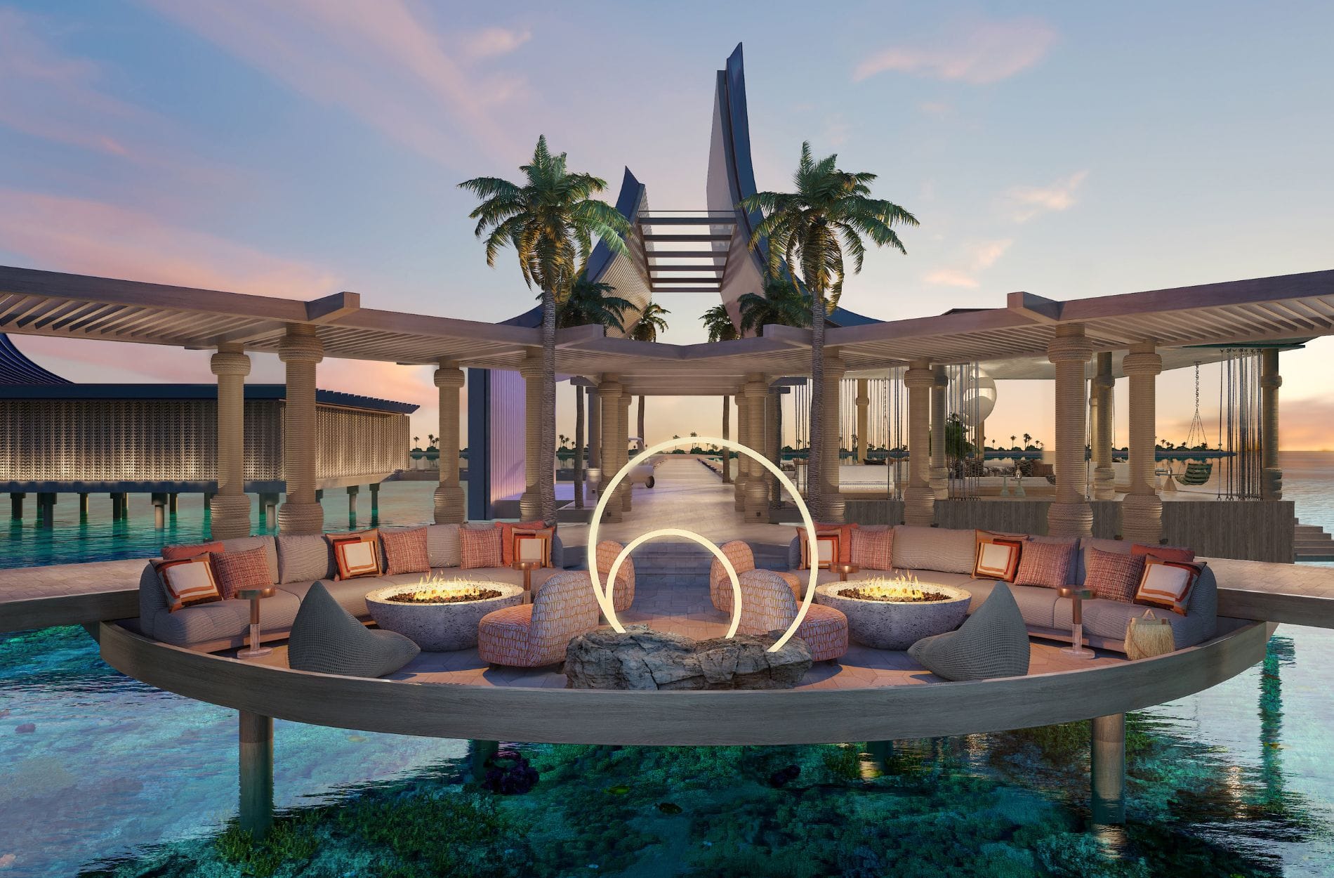 Exklusiv: Das neue Resort verfügt nur über zehn Villen. © Muza Lab