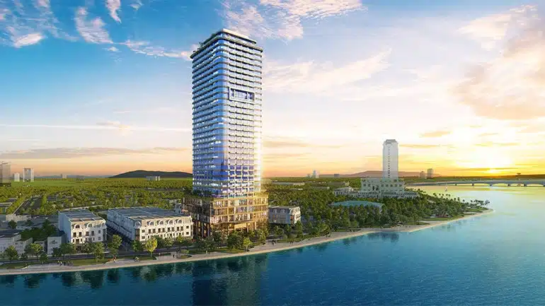 xterior rendering of Crowne Plaza Quang Binh City Centre - Image Credit IHG Hotels & Resorts